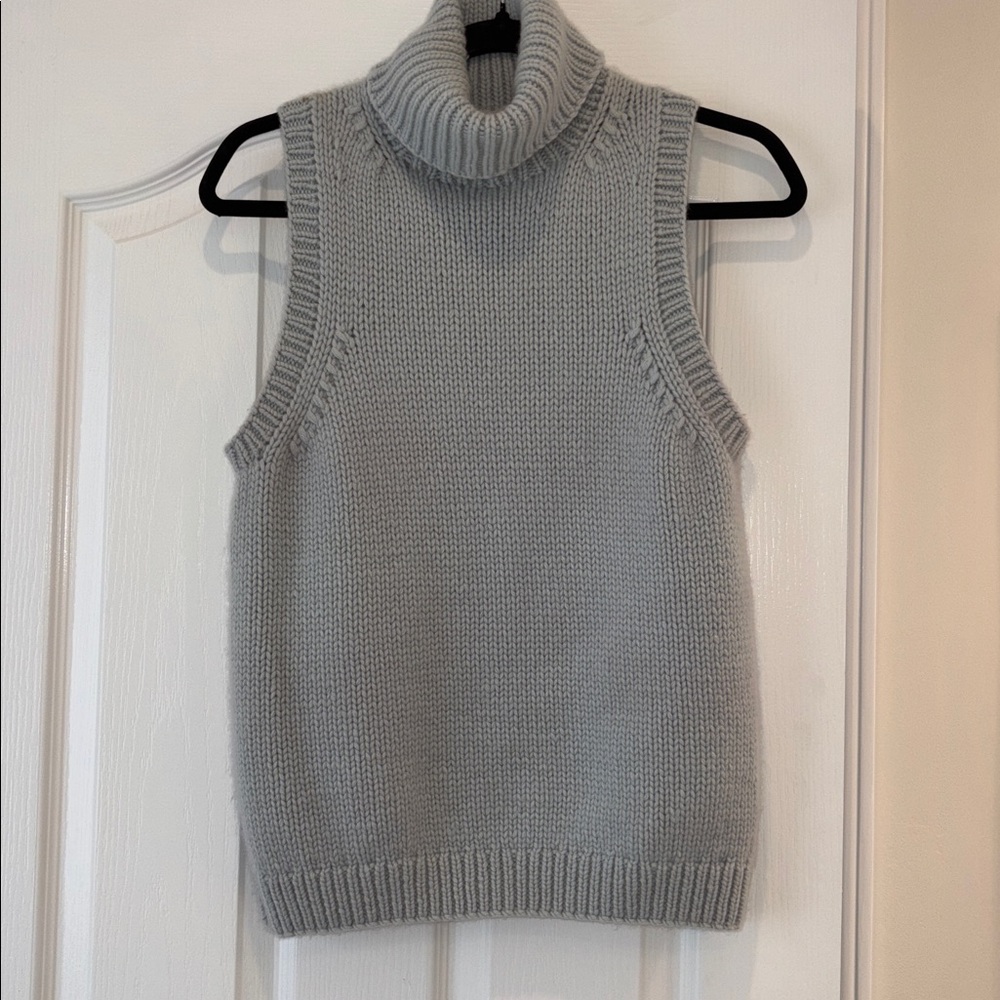 Gray Cashmere Sleeveless top